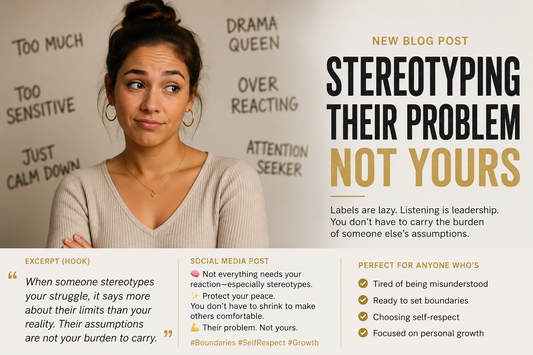 Make stereotyping their problem not yours
